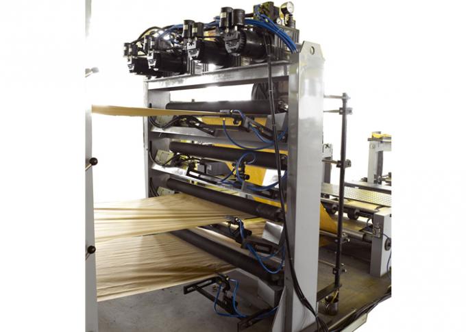 La linea di fabbricazione a macchina automatizzata di fabbricazione del sacco di carta della valvola con il fondo ha incollato la funzione