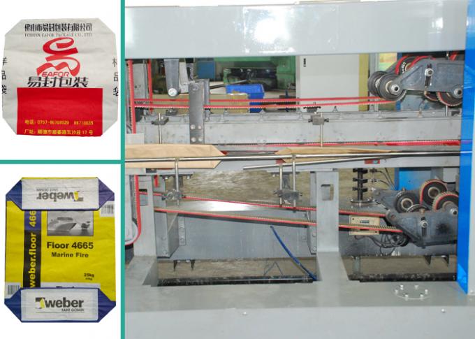 Servo sacco di carta del cemento a più strati di controllo di sistema che fa macchina con il rullo di pressione